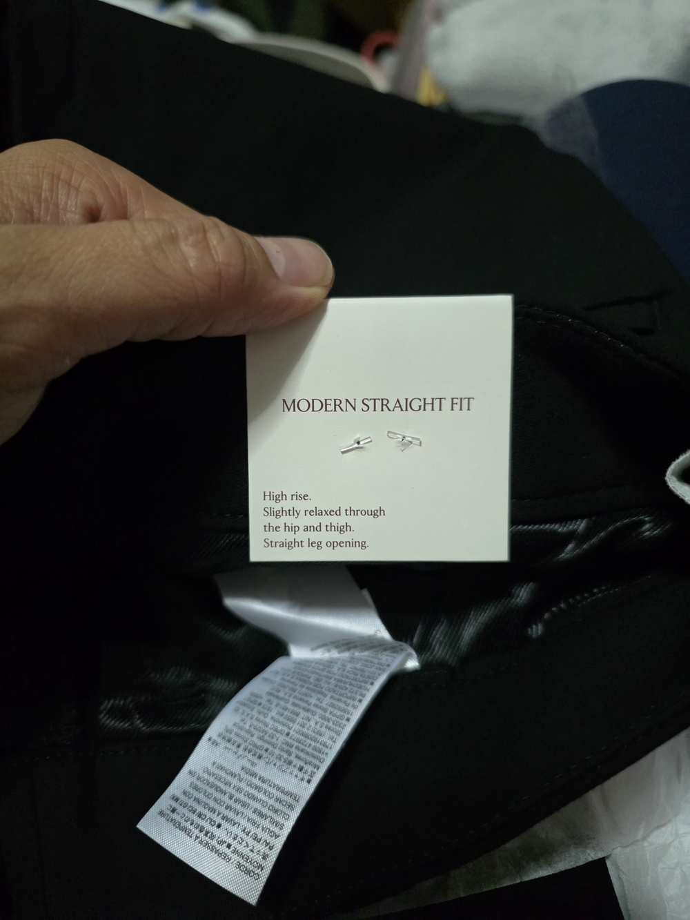 Banana Republic High-Rise Modern Straight Pants